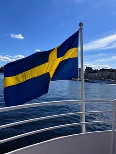 The Swedish flag