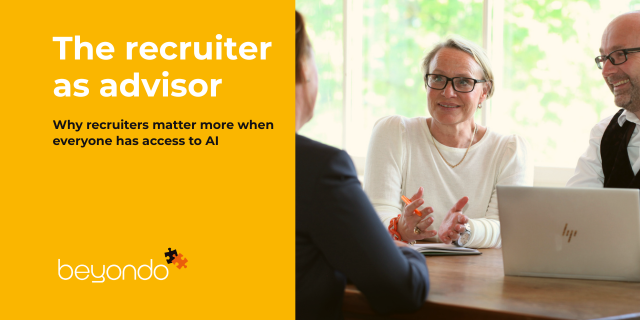 Why recruiters matters more when everyone has access to AI
