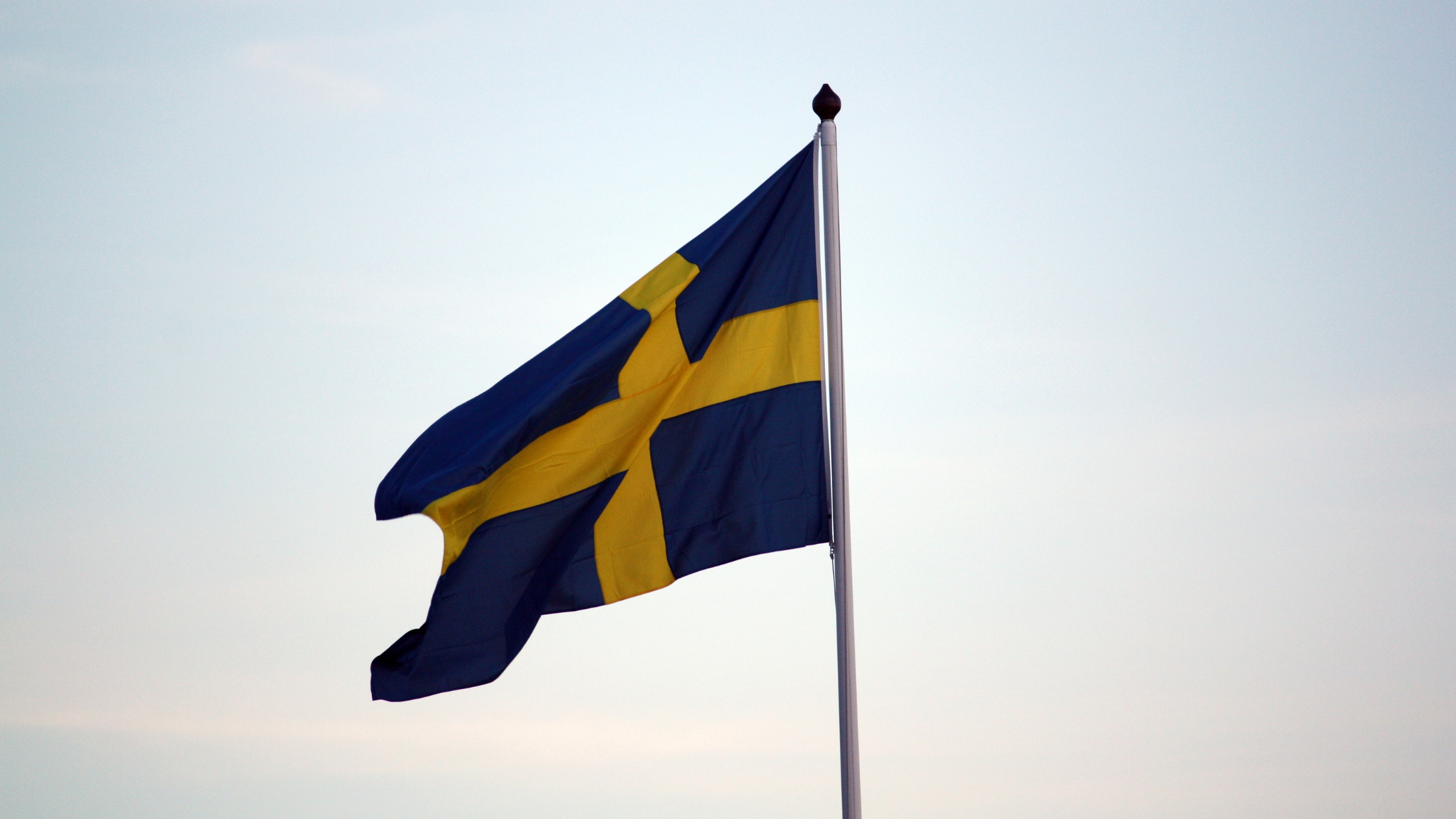 Swedish flag 6th of June in Sweden